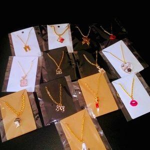 Gold plated necklace